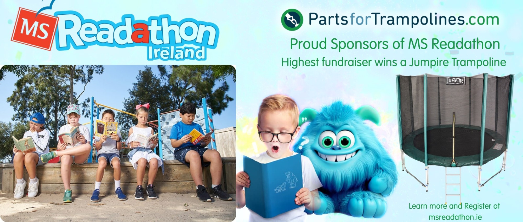 MS Readathon Premium Trampoline top prize